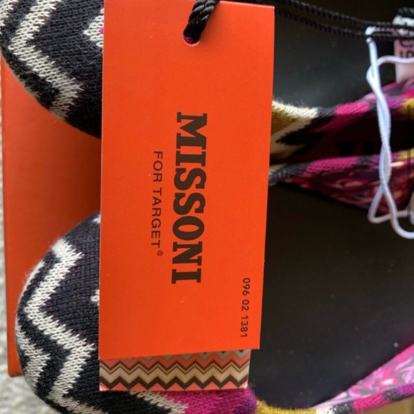 MINT CONDITION MISSONI FOR TARGET FLATS - Size 8 - NEW With Tags, Box - Picture 3 of 11